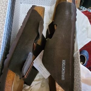 Birkenstock MochaWomen’s Arizona Sandals Suede Leather Soft Footbed Size 9/10US